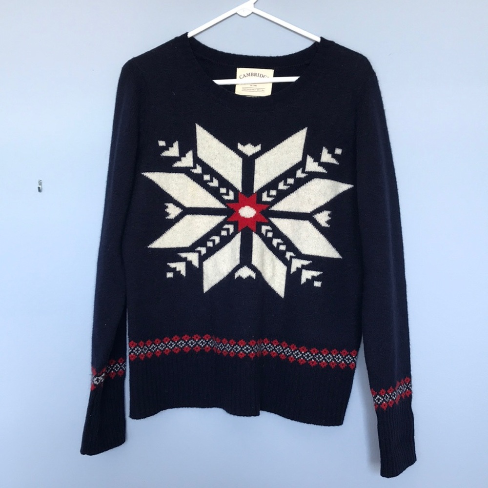 Cambridge Dry Goods snowflake sweater